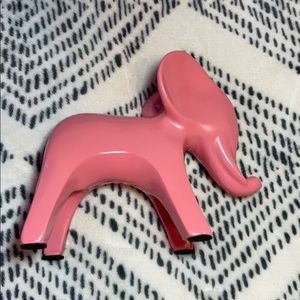 Pink elephant decor piece!